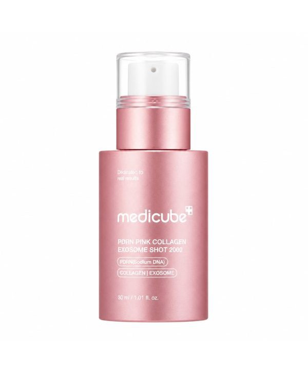 PDRN PINK COLLAGEN EXOSOME SHOT AMPOULE 2000-MEDICUBE-30ml-ΑΝΤΙΓΗΡΑΝΤΙΚΟΣ ΟΡΟΣ ΝΕΑΣ ΓΕΝΙΑΣ