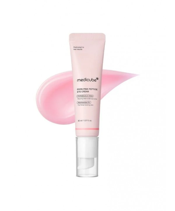PDRN PINK PEPTIDE EYE CREAM 30ml-MEDICUBE- ΙΣΧΥΡΗ ΚΡΕΜΑ ΜΑΤΙΩΝ ΜΕ PDRN ΚΑΙ ΝΙΑΣΙΝΑΜΙΔΗ