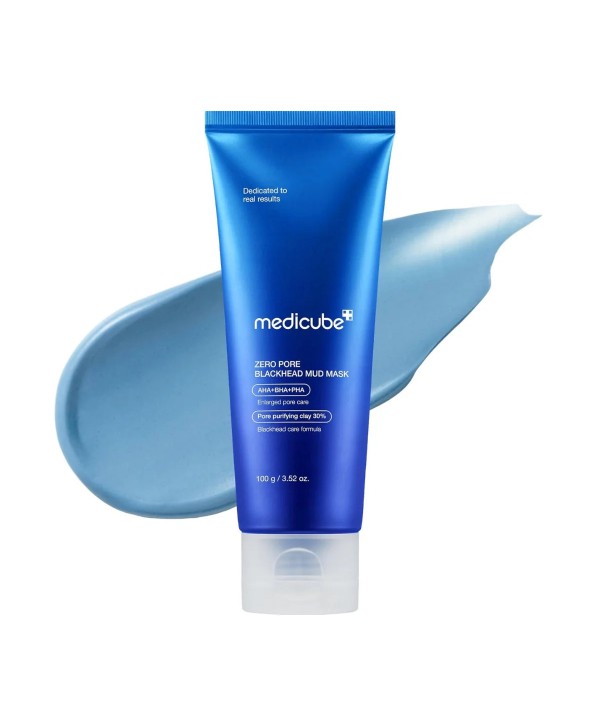 ZERO PORE BLACKHEAD MUD MASK 100gr-MEDICUBE-ΜΑΣΚΑ ΑΡΓΙΛΟΥ ΓΙΑ ΜΑΥΡΑ ΣΤΙΓΜΑΤΑ ΚΑΙ ΑΠΟΤΟΞΙΝΩΣΗ